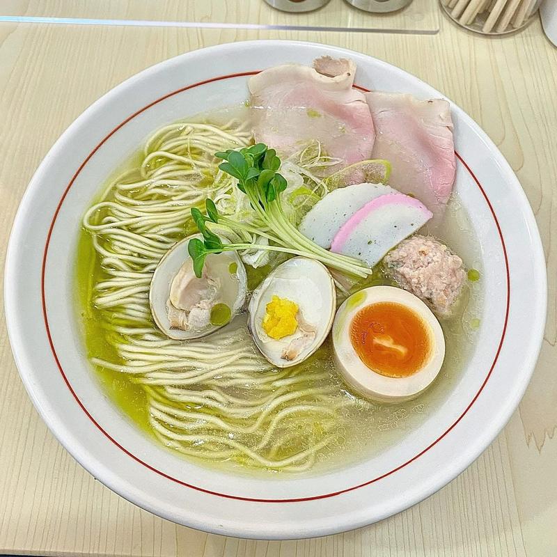 蛤と浅利の貝運潮中華 貝茶漬け付き(五弦屋)