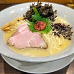 特濃鶏白湯麺＋岩海苔(鶏白湯ラーメン専門店 鶏ふじ)