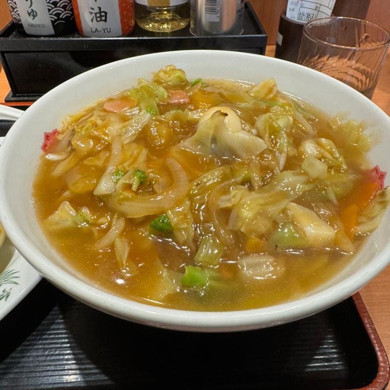 五目あんかけラーメン(日高屋 飯田橋東口店)
