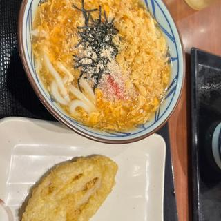 明太子玉子あんかけうどん