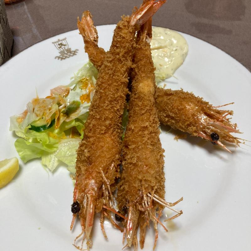天使の海老フライ(洋食入舟)