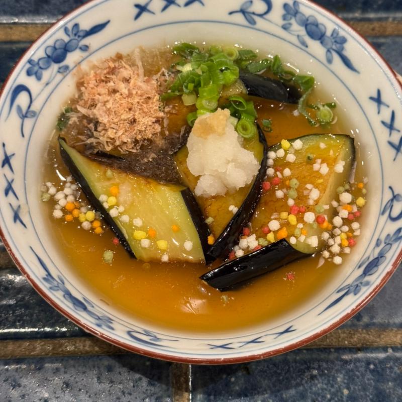 揚げ出し茄子(天ぷらとおでん こがちゃん)