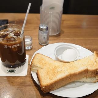 トースト&ゆで卵(珈琲館 仙川店)