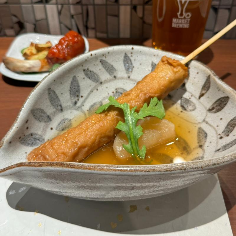 韓国おでん一本&大根(円頓寺マッコリ醸造所)