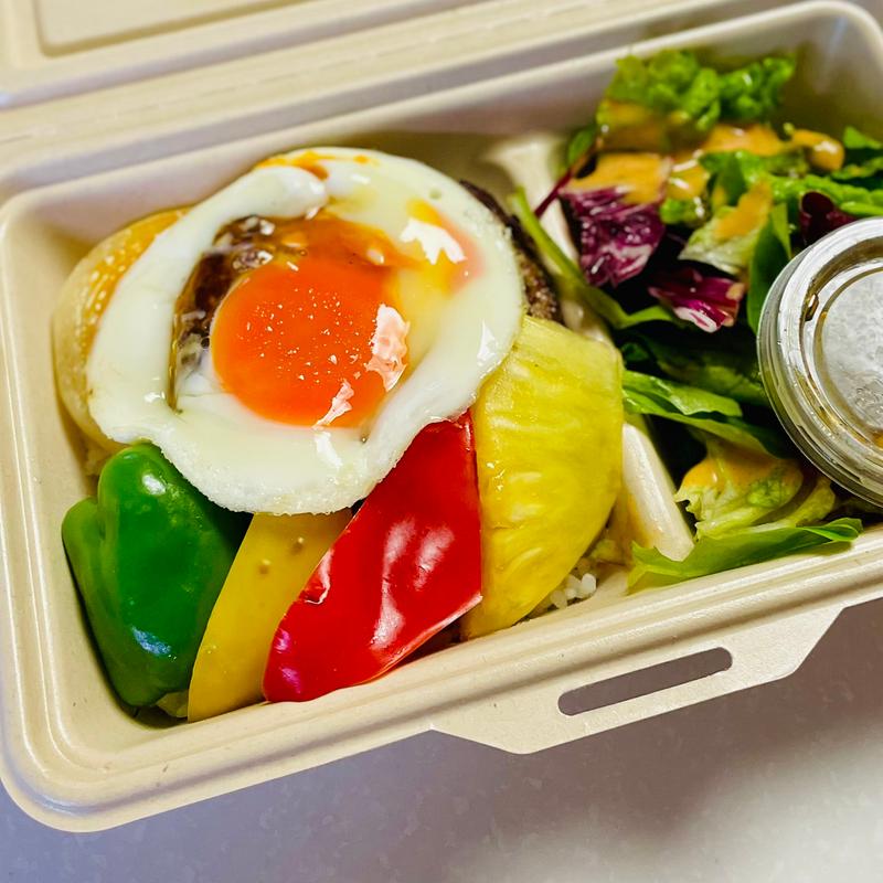 ロコモコプレート　テリヤキソース(むさしの森珈琲 朝霞本町店)