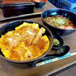 ダブルかつ丼 かけそばセット
