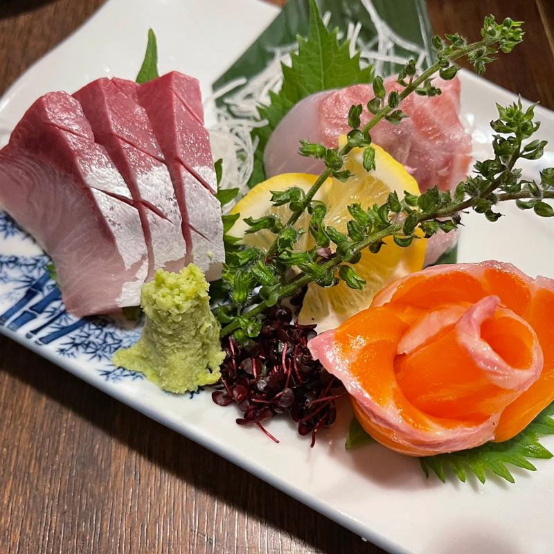 刺身　三点盛り(のげちゃん)