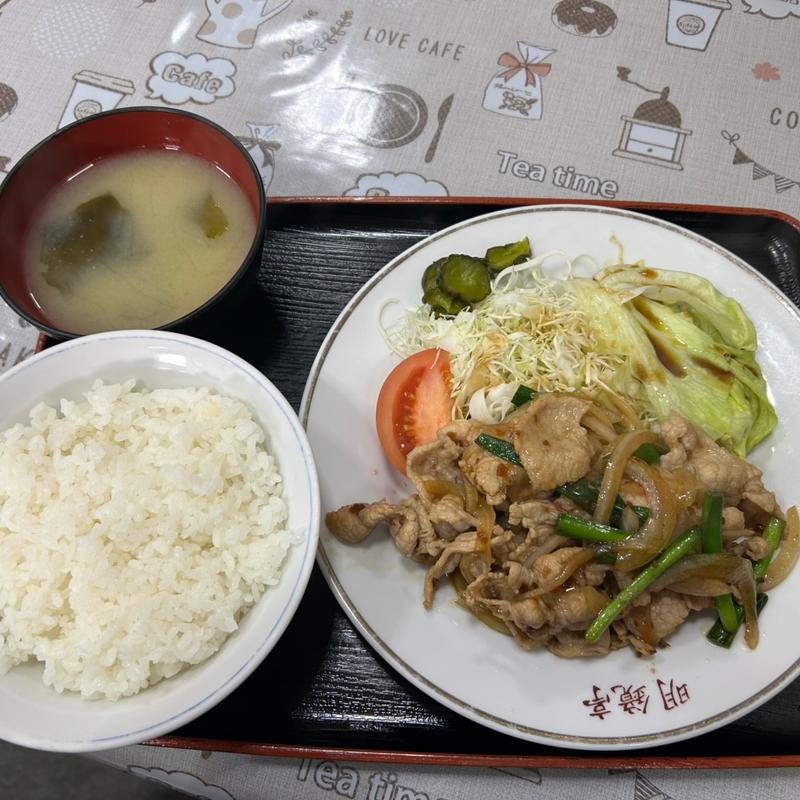 しょうが焼き定食(明鏡)