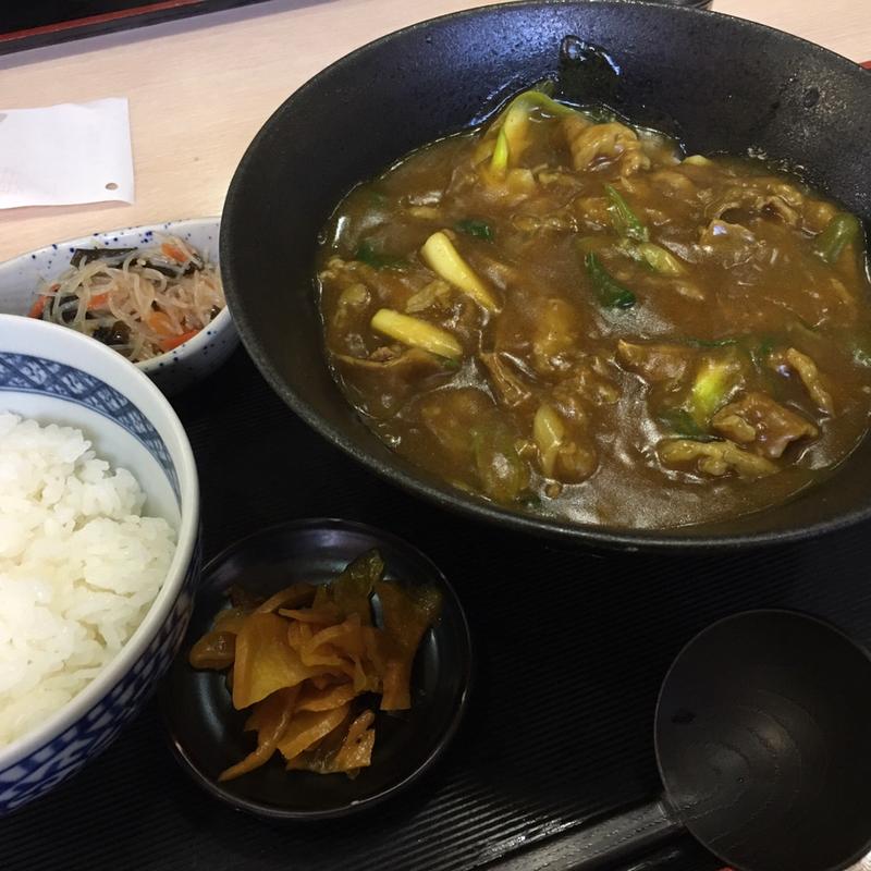 カレーうどんセット(カレーうどん・花鶴 交野店)