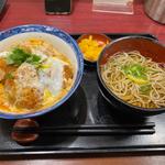 かつ丼　ミニ麺付(どんぶり専門店 丼丼亭 あべのハルカス近鉄百貨店)