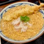 大海老天と本ずわい蟹の玉子あんかけうどん