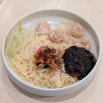 ネギソースワンタン和え麺(火炎香港創作料理 Fire hong kong style creative restaurant)