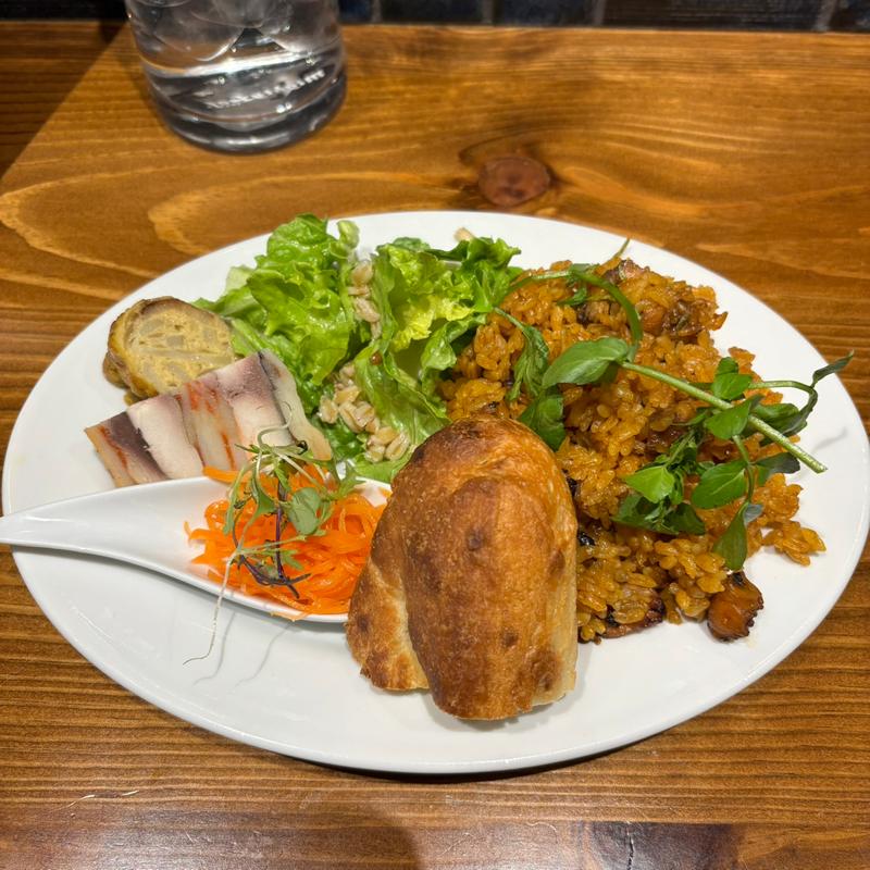 Aランチ(タコとクレソンのパエリア)(alfredo)