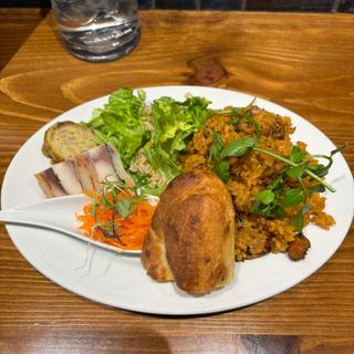 Aランチ(タコとクレソンのパエリア)(alfredo)