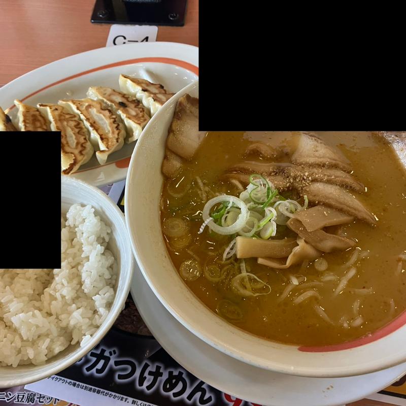 プレミアム味噌ラーメンセット(幸楽苑 日立多賀店 )