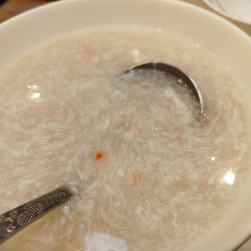 ふかのひれ、カニの肉のスープ(生香園(セイコウエン))