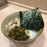 ミニ焼鯖ごはん(ゆで太郎 新宿ワシントンホテル店)