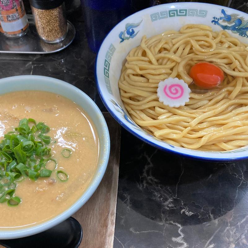 粕汁つけそば400g  新春大盛無料キャンペーン(群青 )