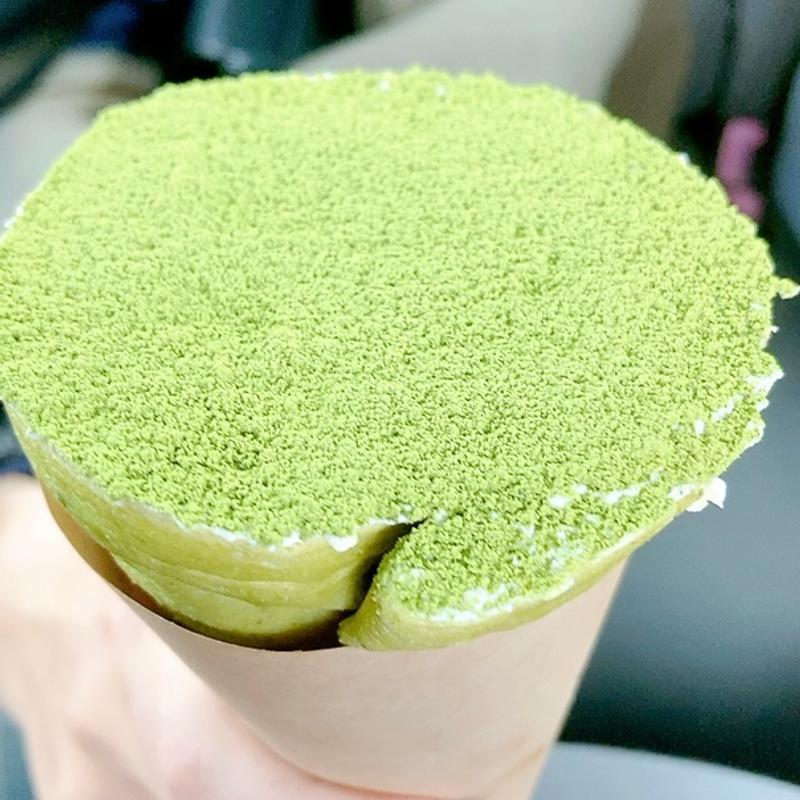 京都宇治抹茶クレープ(みのりカフェ元気市広島店)