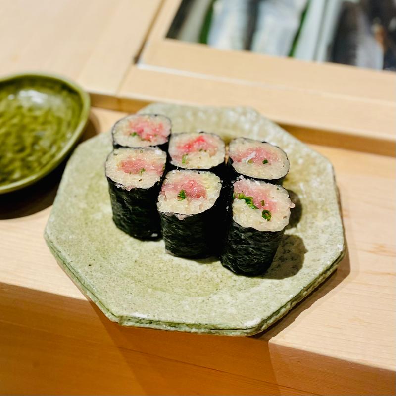 ねぎトロ巻き(意気な寿し処 阿部 青山店)