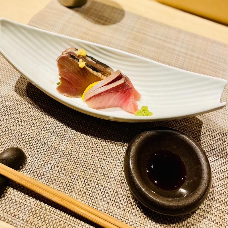 ランチ限定おまかせ握りコース　刺身(意気な寿し処 阿部 青山店)