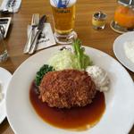 自慢メンチカツ　ライス(ランチョン )
