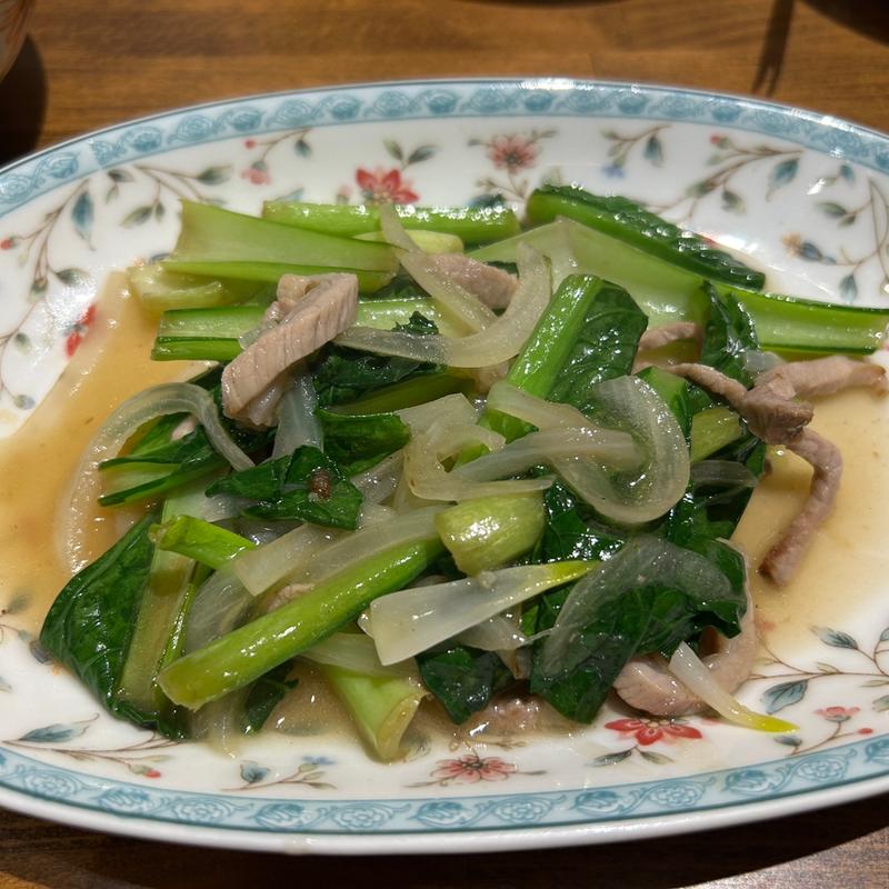 青菜炒め(創作中華料理店 興昌)