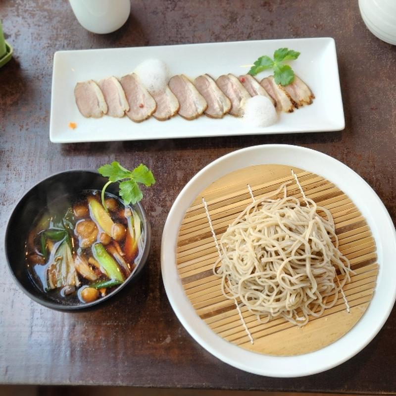 炙り鴨せいろ(蕎麦屋かぶらや)