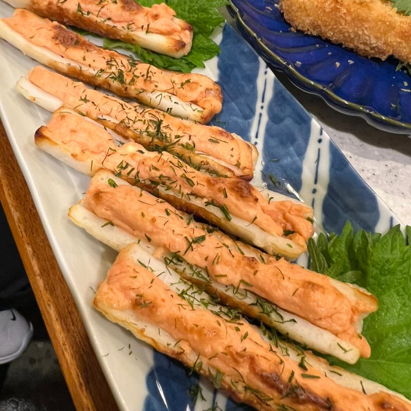 明太マヨのちくわボート(とりさだ)