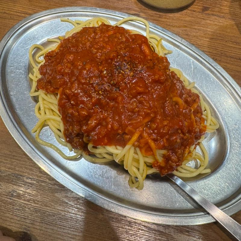 ミートソースメガ(スパゲッティーのパンチョ 新橋店)