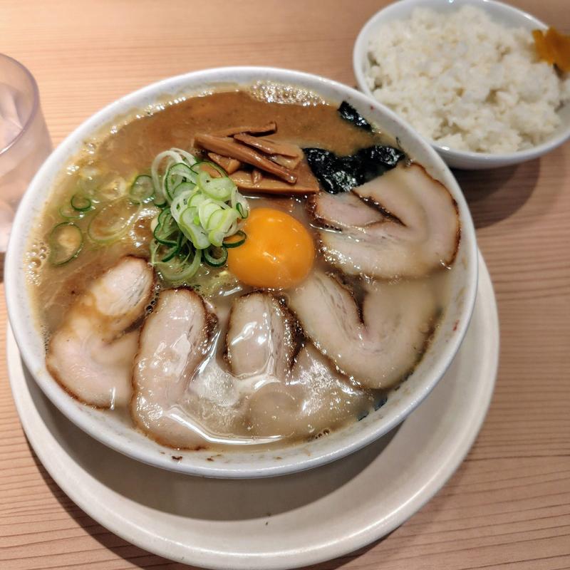 濃厚とろりそば ライス(東京煮干し らーめん玉 東京駅店)