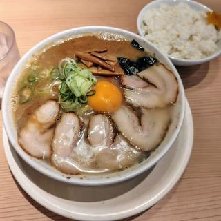 濃厚とろりそば ライス(東京煮干し らーめん玉 東京駅店)