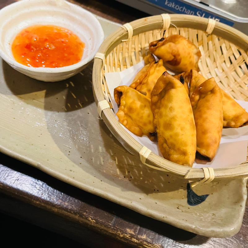 揚げ餃子(中華菜食 直家)