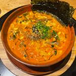 名物ユッケジャン麺(焼肉トラジ 名古屋セントラルタワーズ店)
