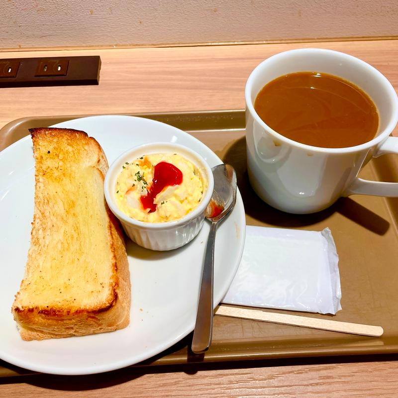 ハーフサイズトーストセット(プロムナードカフェ 阪急三番街店)