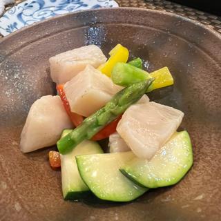 貝柱アスパラバター炒め(寿司安 )
