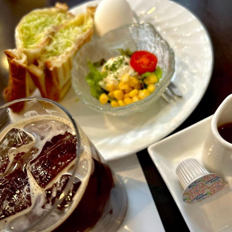 モーニング(珈琲館 コア 南店)