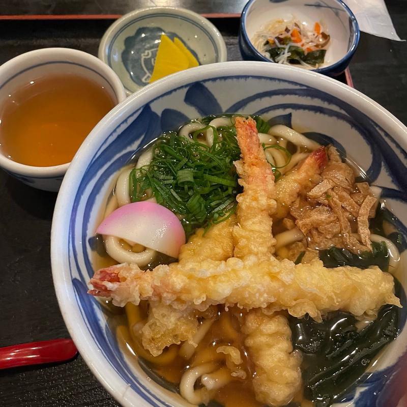 天ぷらうどん定食(甑庵 観音店 （こしきあん）)