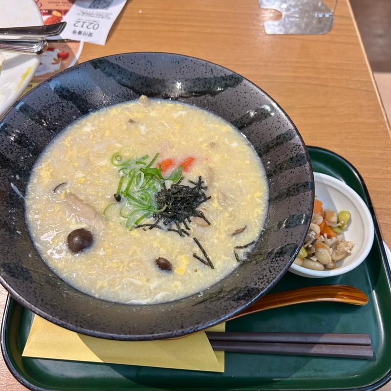 小柱と明太子のたまご雑炊(ココス 習志野大久保店)