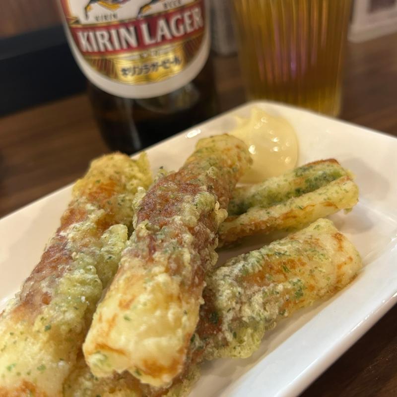 ちかわの磯辺揚げ(なにわ大衆酒場の赤い星)