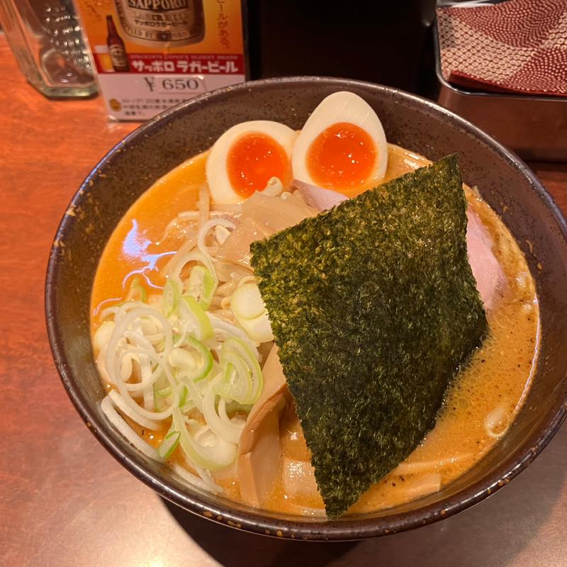 味噌らーめん(北海道らーめん 楓 京急蒲田店)