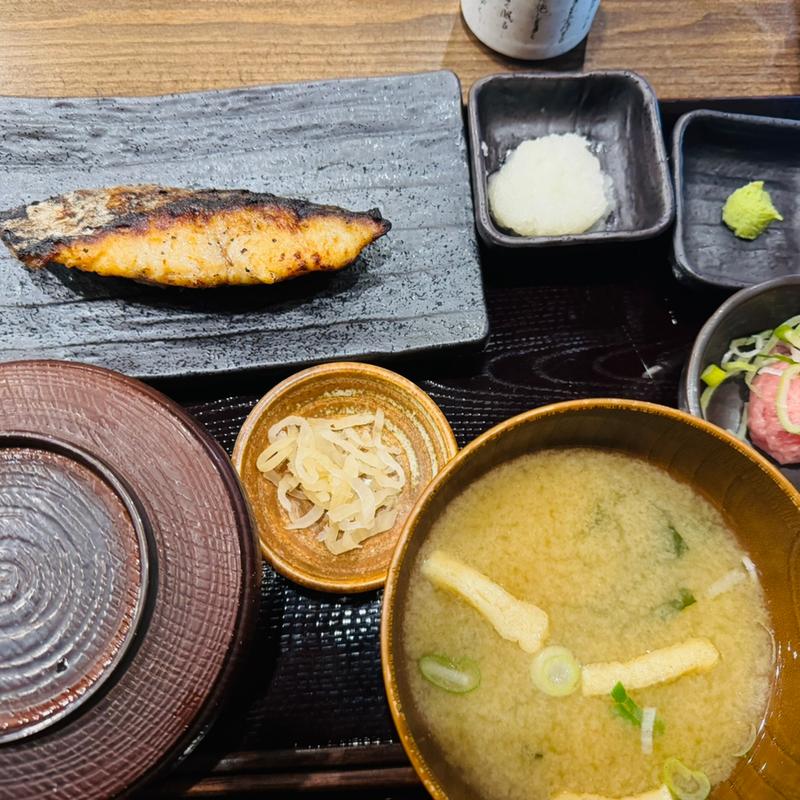本さわら西京漬け定食(しんぱち食堂新宿御苑店)