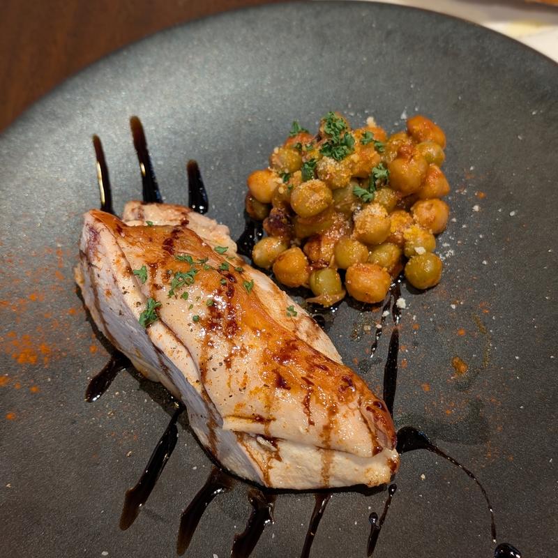 美桜鶏のコンフィ　バルサミコソース(Wine&Dining EKA)