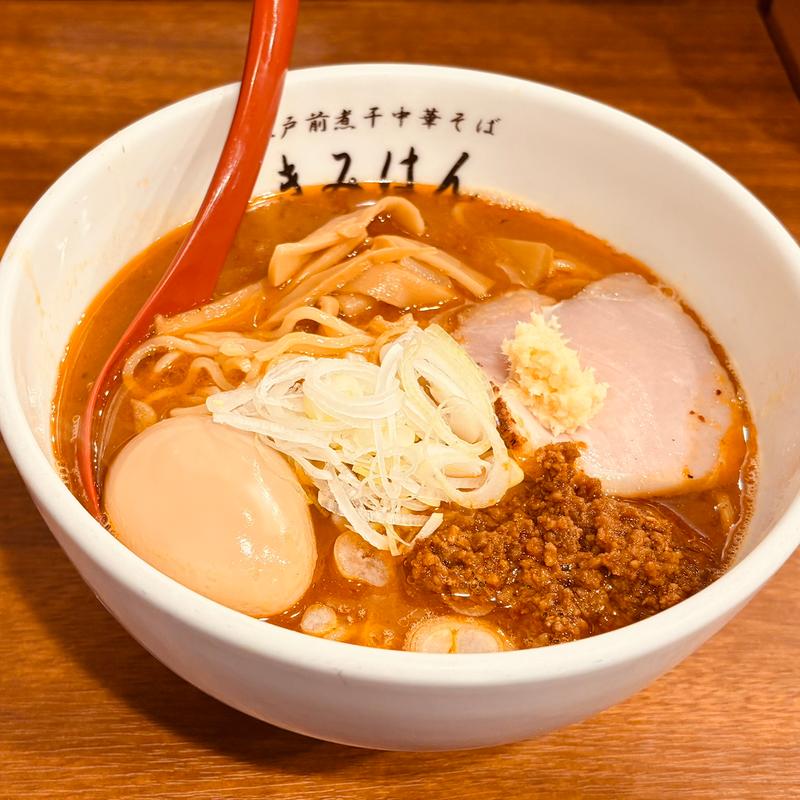 辛味噌煮干中華そば+味玉(きみはん 総本店)