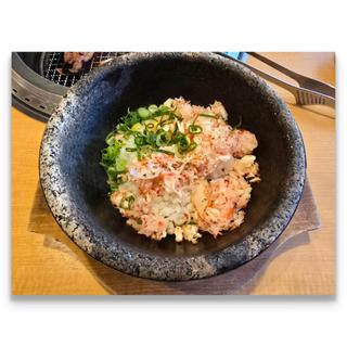 紅ずわいたっぷり石焼かに飯