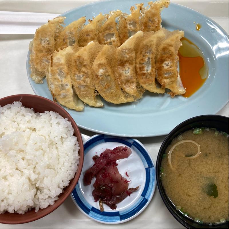 ダブル焼き餃子定食(宇都宮餃子 豚嘻嘻(とんきっき) 上河内SA下り

)