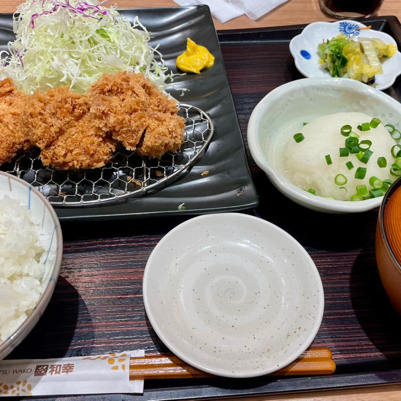 一口ヒレカツご飯（大根おろしトッピング）(和幸 イオンモール盛岡南店 )