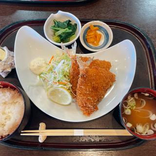 地アジフライ定食(和田浜 )