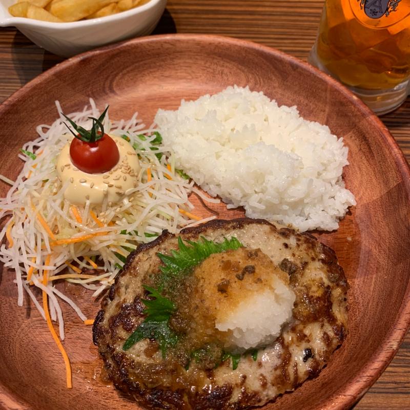 おろしそバーグディッシュ(びっくりドンキー池袋サンシャイン通り店)