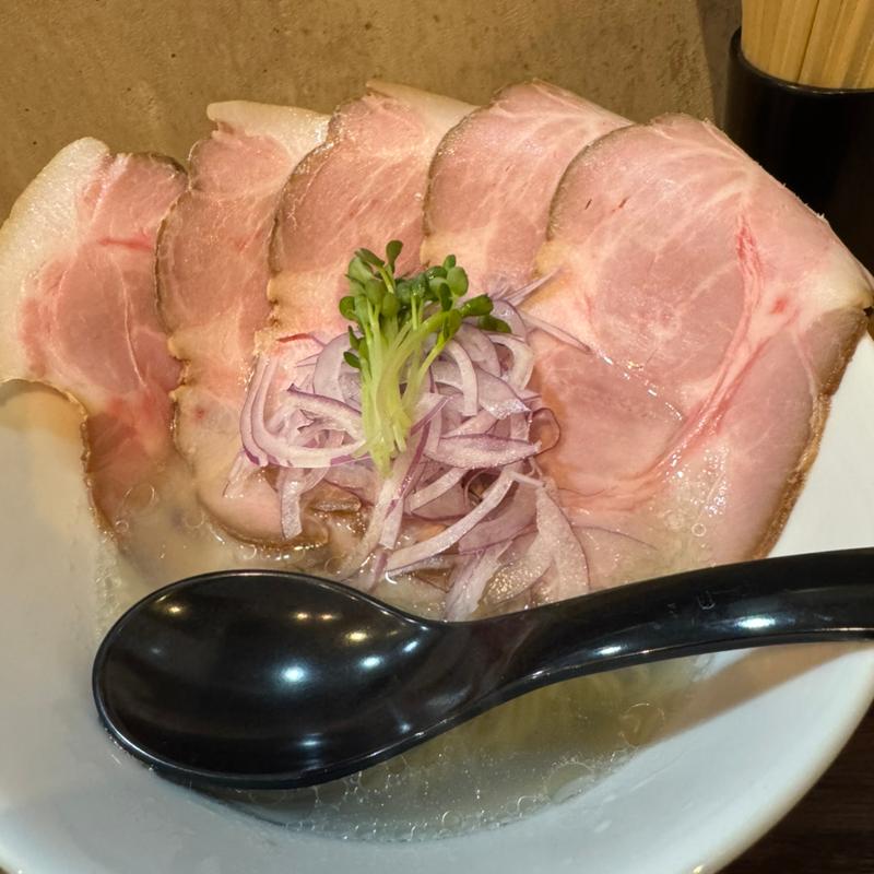 貝3種塩蕎麦(麺や空と大地)